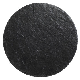 Naturschieferplatte Patara rund ohne Griff