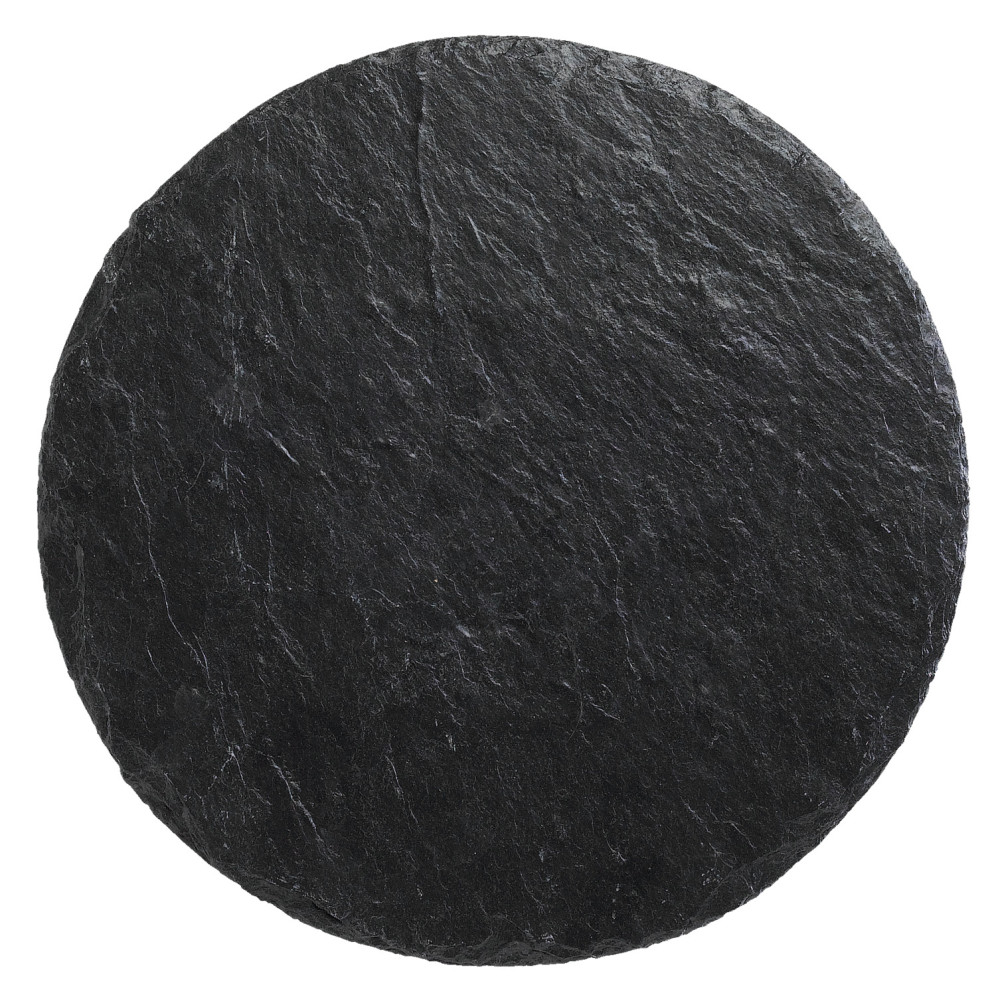 Naturschieferplatte Patara rund ohne Griff