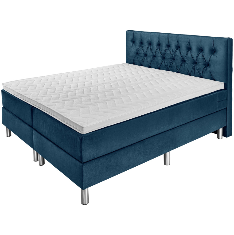 Hotelbett Standard Velours, Rückenteil Chesterfield