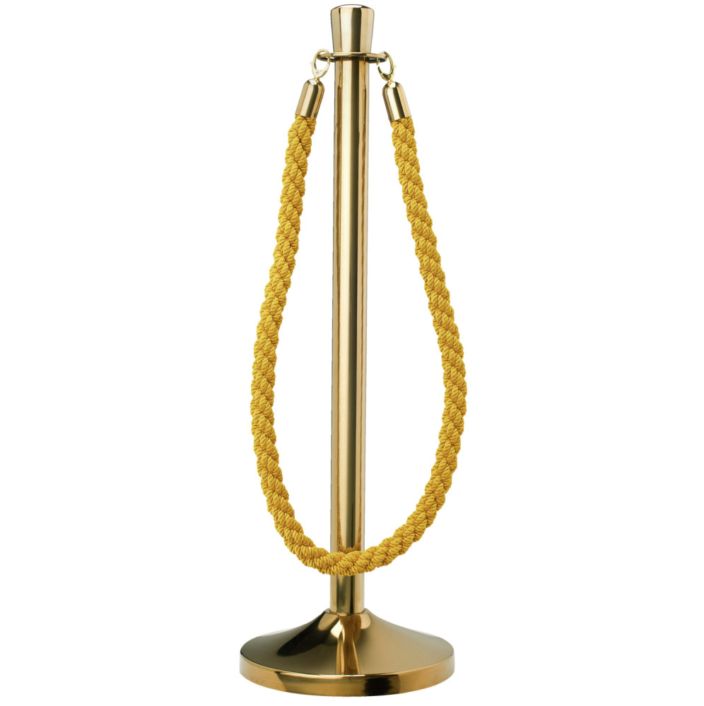 Absperrkordel Vesara mit goldenen Karabinerhaken (Messing)