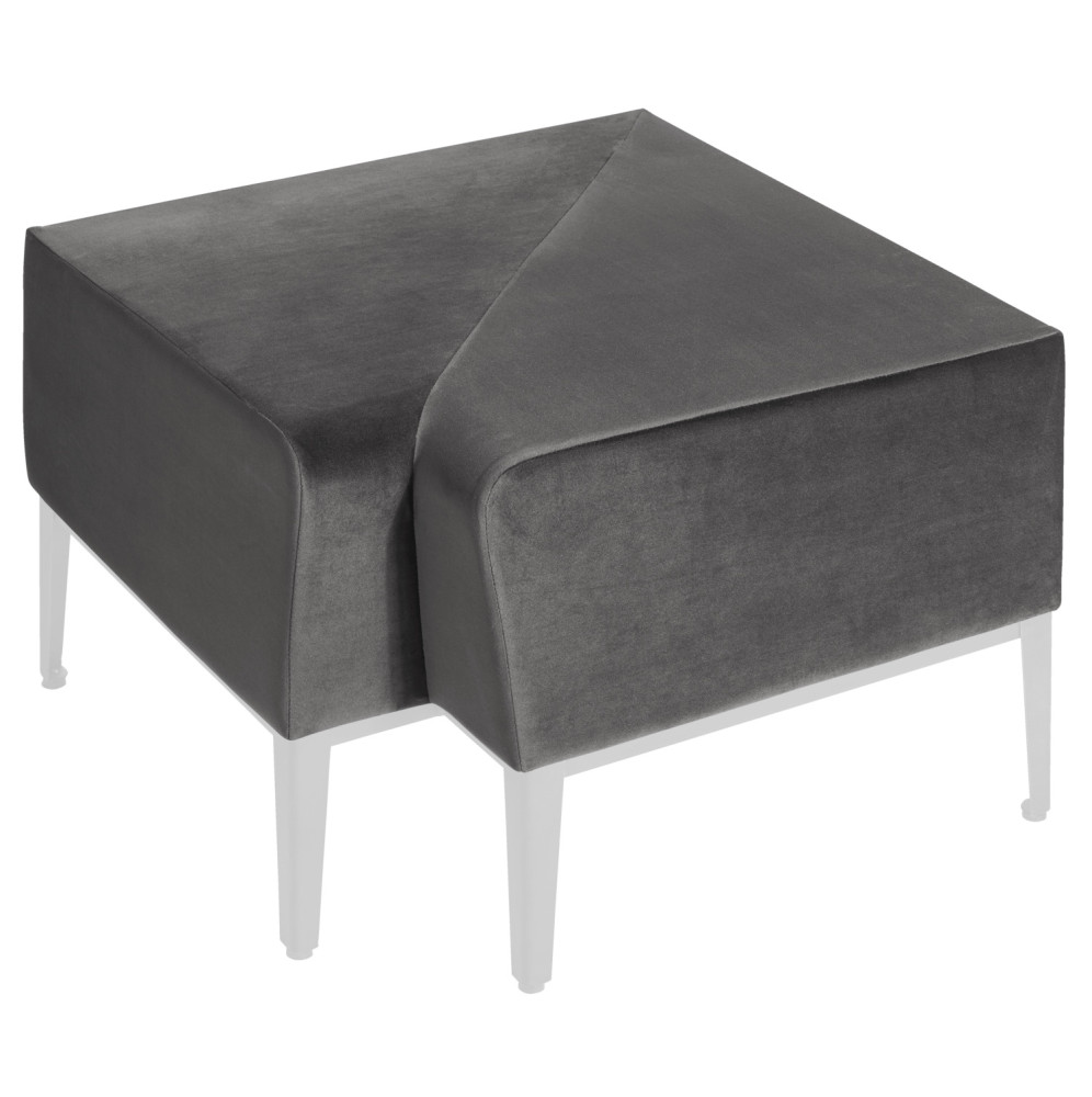 Sitzelement Ecke Adapto Samtstoff