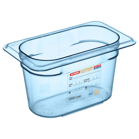 Lebensmittelbehälter GN 1/9 blau