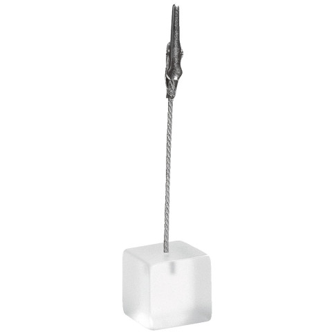 Kartenhalter Acryl mit Klammer