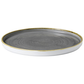 Farfurie rotund Stonecast Peppercorn cu bordura