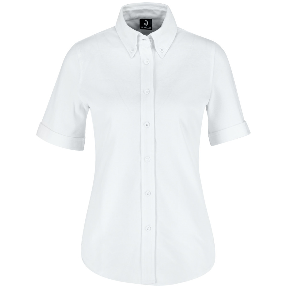 Damenbluse Piqué Halbarm