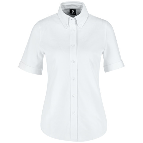 Damenbluse Piqué Halbarm