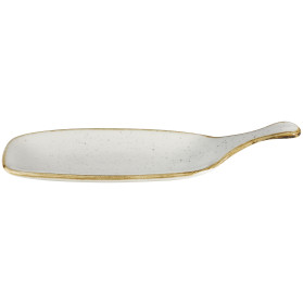 Platte Stonecast Barley White mit Griff