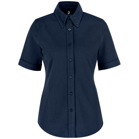 Damenbluse Piqué Halbarm