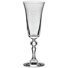 Pahar vin spumant Krista Deco