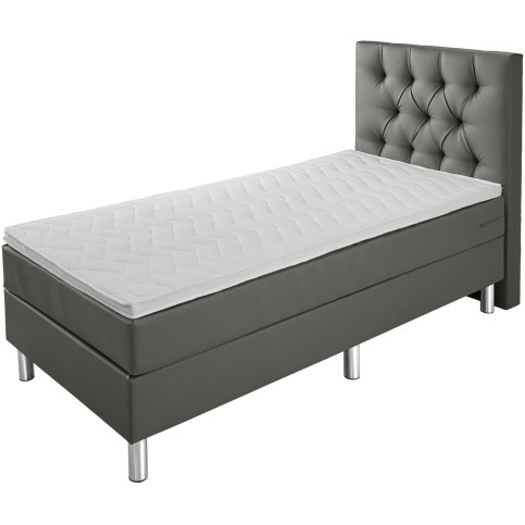 Boxspringbett Basic Kunstleder, Rückenteil Chesterfield